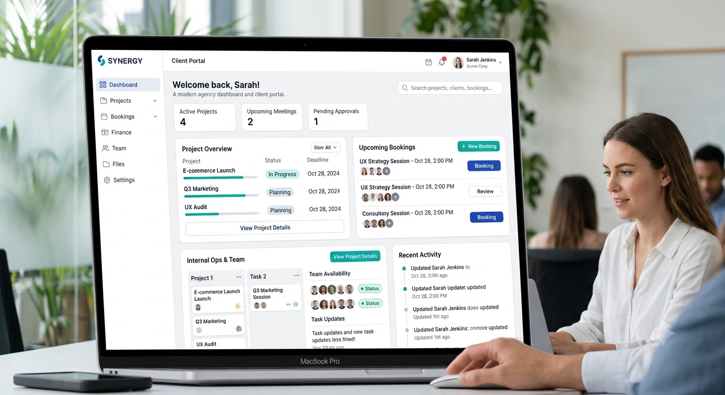 Professional Services software interface